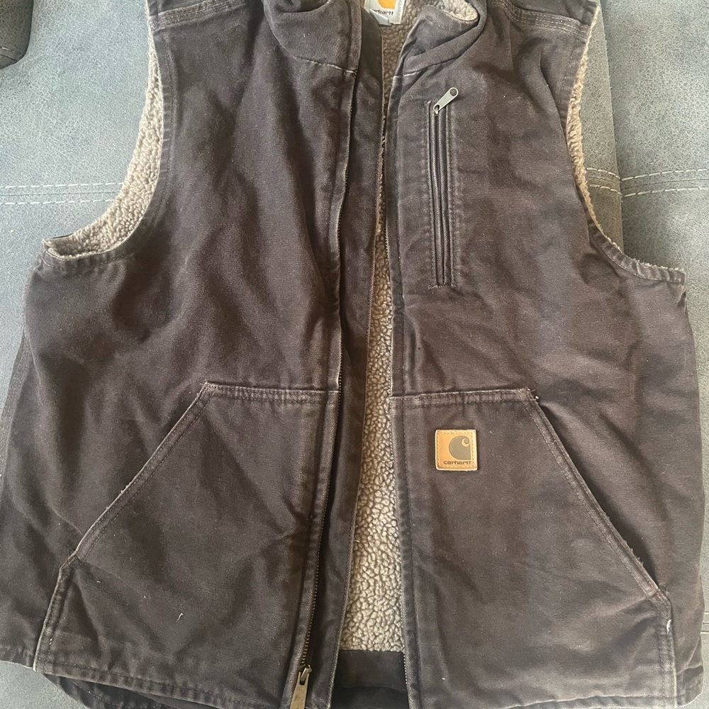 MEN'S MOCK-NECK SHERPA-LINED VEST
